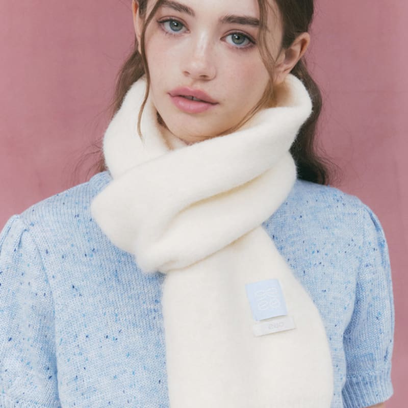 ENGBROX сливочный базовый шарф_5 цветов gray